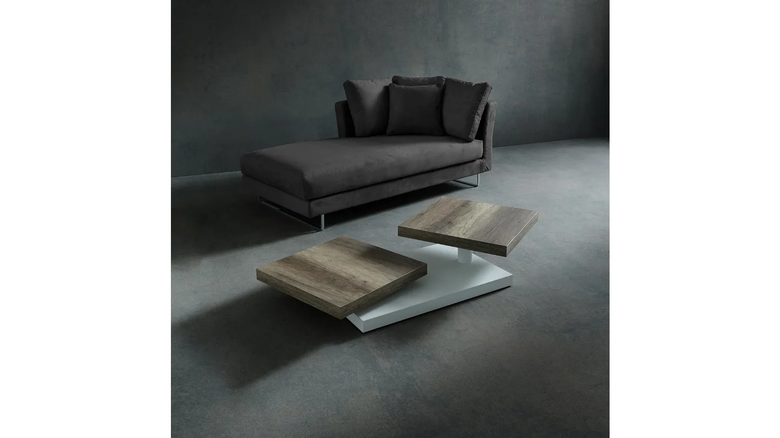 Tavolino di design in laminato e ferro Cecilia de La Primavera