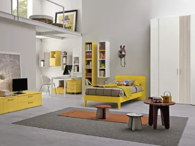 Cameretta componibile Golf C127 in melaminico di Colombini Casa