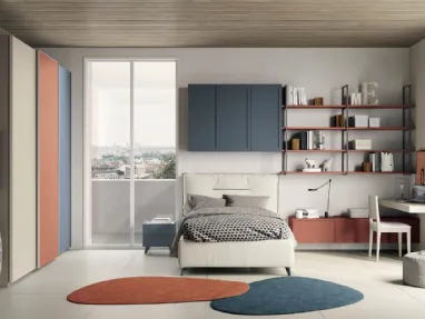 Cameretta componibile Golf Y112 in melaminico di Colombini Casa