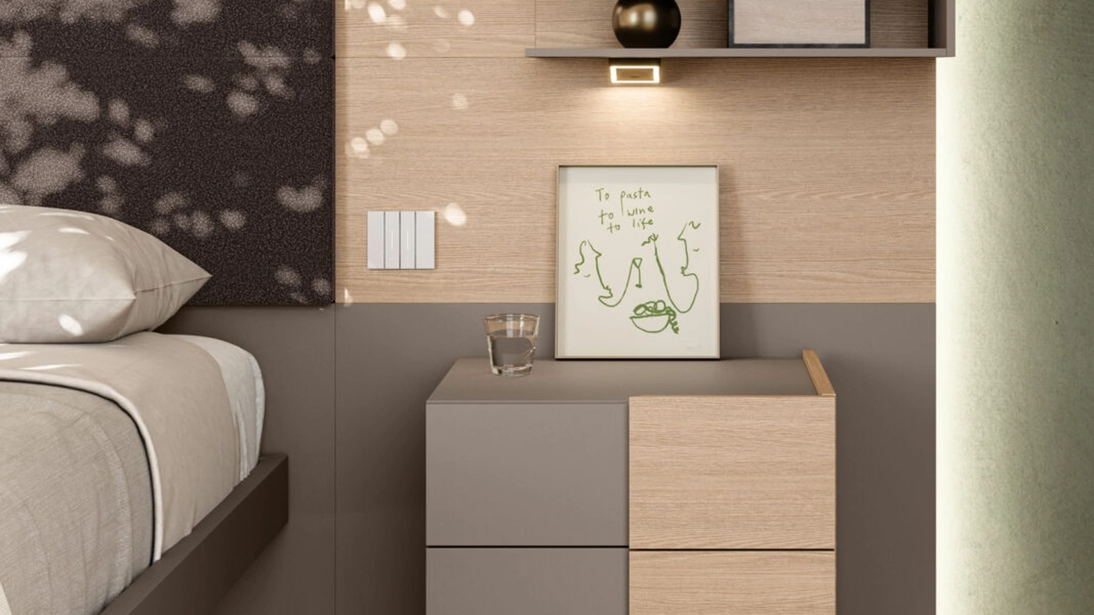 Comodino Double di Orme