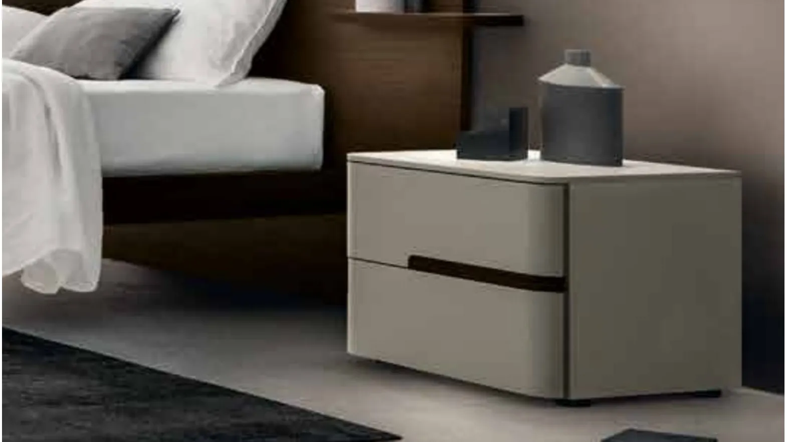 Comodino moderno Opale di SantaLucia