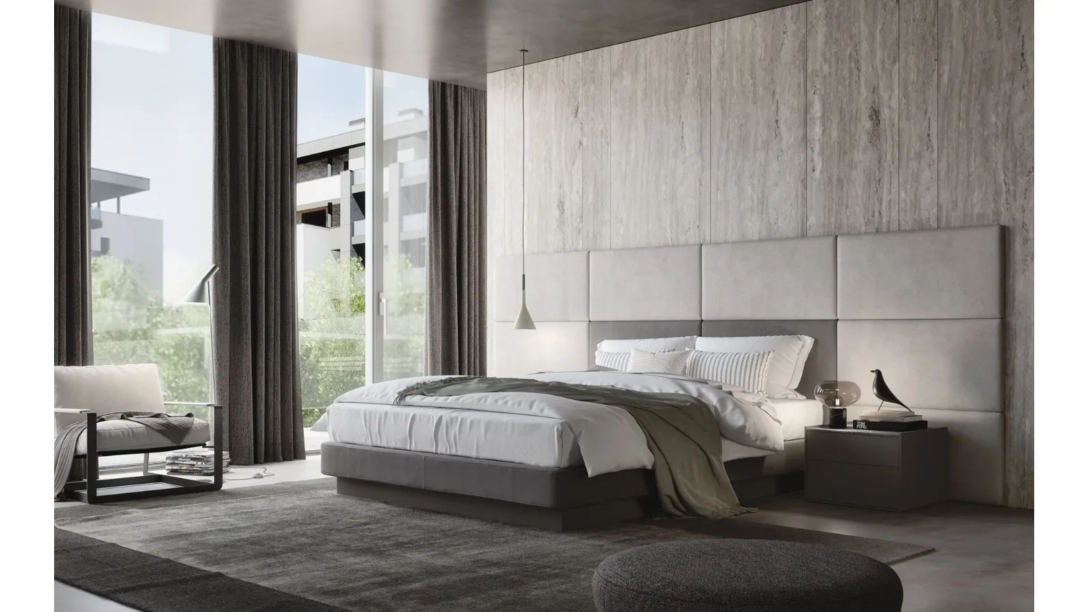 Comodino Spalla 10 Basic Grey di S75
