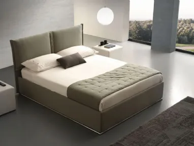 Letto in tessuto imbottito Asia di Ergogreen