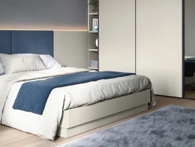 Letto con testiera a muro Arnad di Cinquanta3