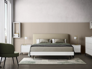 Letto con testiera Golf Cosy di Colombini Casa