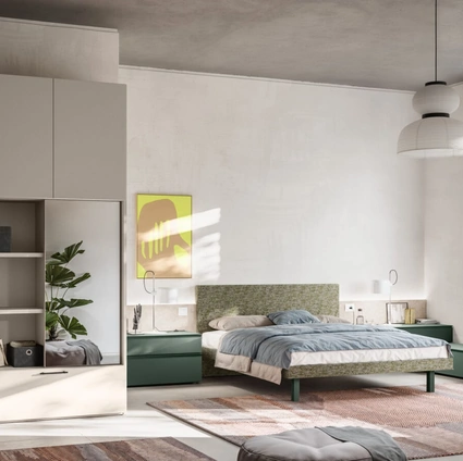 Letto con testiera imbottita Gap Night 16 di Orme