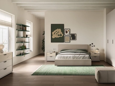 Letto in tessuto Lucas Night 10 di Orme