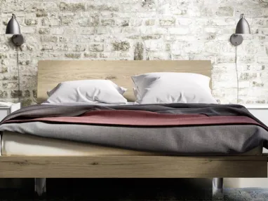 Letto con testiera Self di Mab