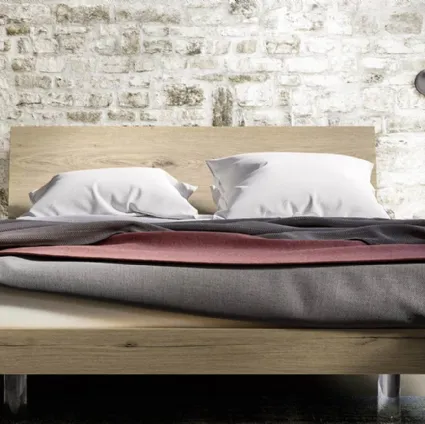 Letto con testiera Self di Mab