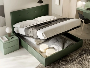 Letto matrimoniale Eros con contenitore di SantaLucia