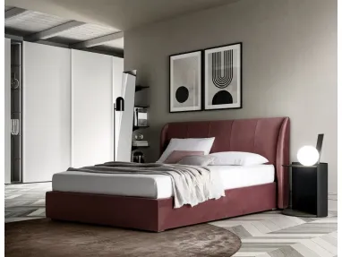 Letto in tessuto con box contenitore Scirocco di SantaLucia
