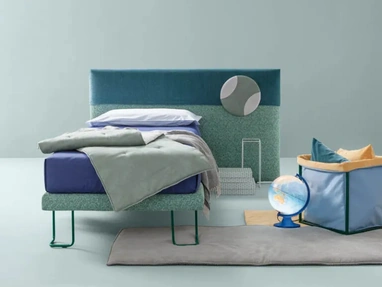 Letto singolo in tessuto Plain di Bside