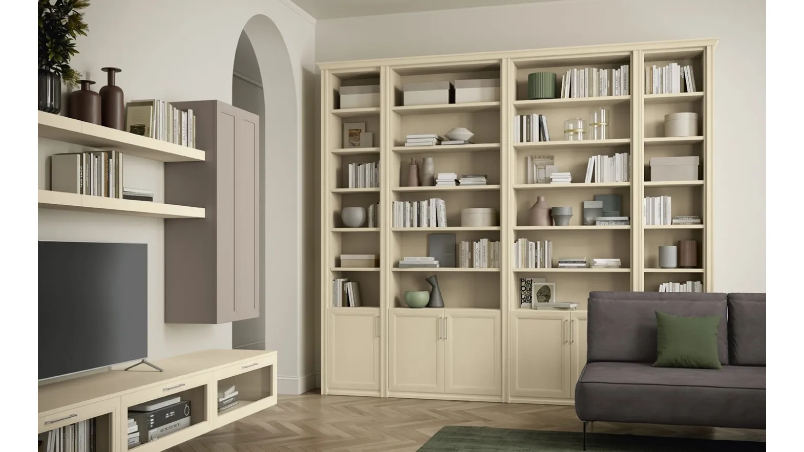 Libreria Arcadia L004 di Colombini Casa