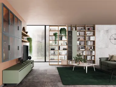 Libreria divisoria Golf Infinity I104 in melaminico di Colombini Casa