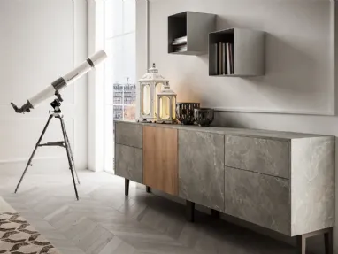 Madia Living 05 in Rovere e Pietra di Arredo3