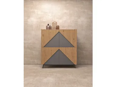 Madia Alta in legno e laccato opaco Glamour 11 di Mab
