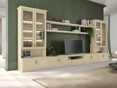 Parete Attrezzata Arcadia AS018 di Colombini Casa