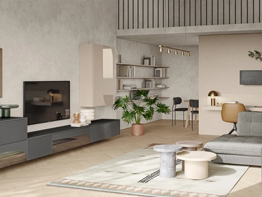 Parete Attrezzata Eclettica EG001 di Colombini Casa