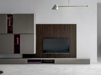 Parete Attrezzata moderna KV004 di SantaLucia