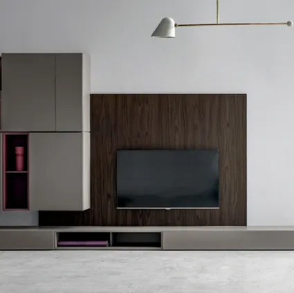 Parete Attrezzata moderna KV004 di SantaLucia