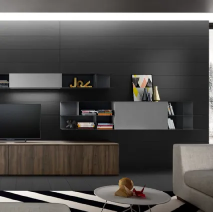 Parete Attrezzata Living 06 di Arredo3
