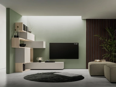 Parete Attrezzata Pratico PTG409 di SantaLucia