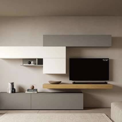 Parete Attrezzata Pratico PTG413 di SantaLucia