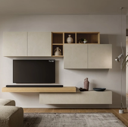 Parete Attrezzata Pratico PTG418 di SantaLucia