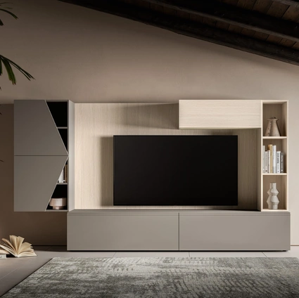 Parete Attrezzata Pratico PTG423 di SantaLucia