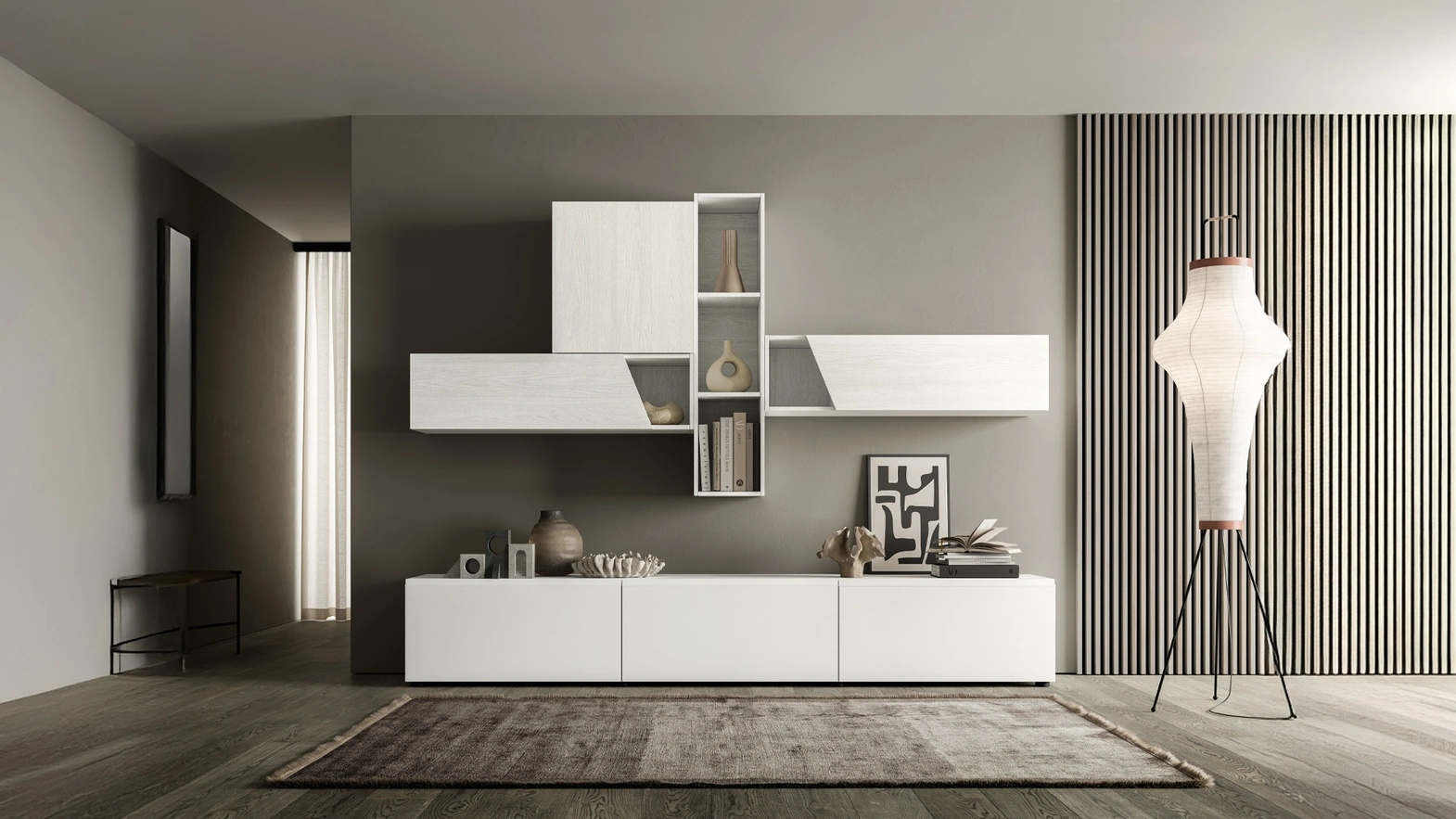 Parete Attrezzata Pratico PTG425 di SantaLucia