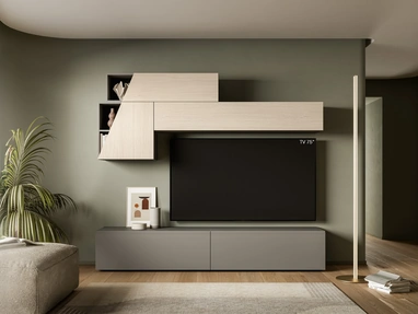 Parete Attrezzata Pratico PTG428 di SantaLucia