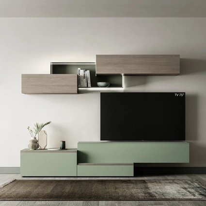 Parete Attrezzata Pratico PTG432 di SantaLucia