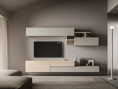 Parete Attrezzata Pratico PTG446 di SantaLucia