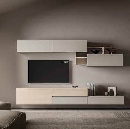 Parete Attrezzata Pratico PTG446 di SantaLucia