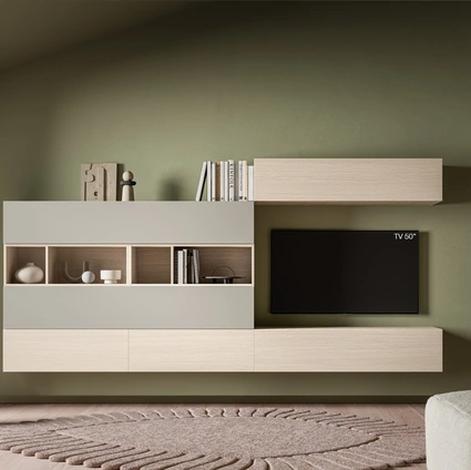 Parete Attrezzata Pratico PTG449 di SantaLucia