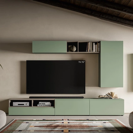 Parete Attrezzata Pratico PTG450 di SantaLucia