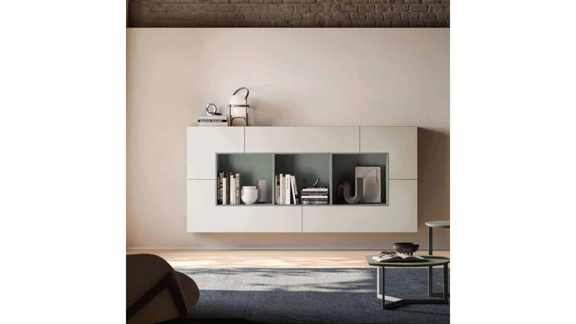 Mobile sospeso Living Time di Arredo3