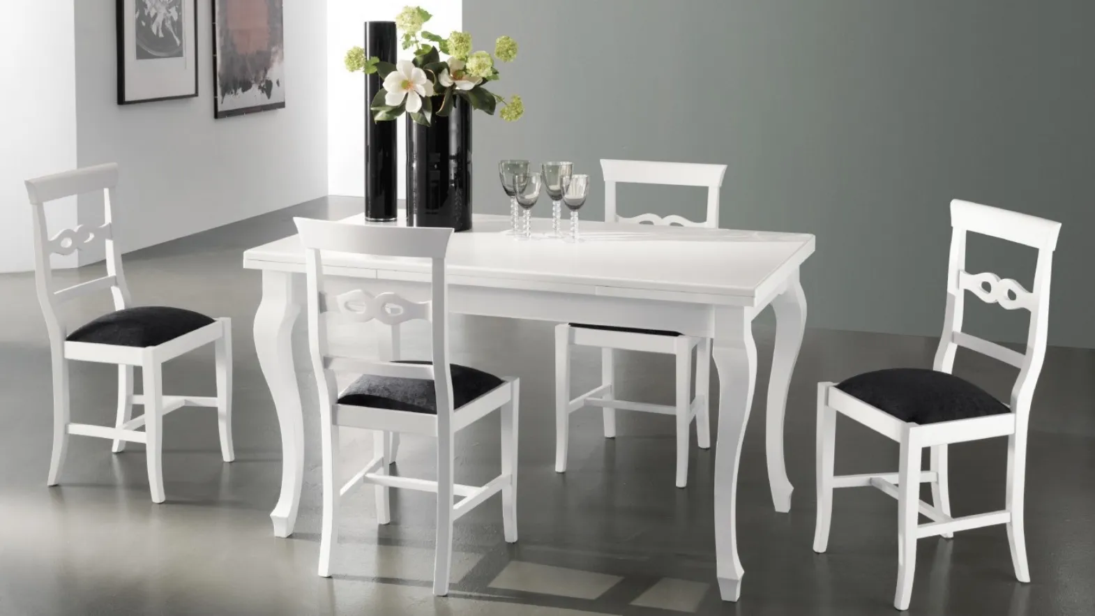 Tavolo classico allungabile in laminato Icaro di Eurosedia