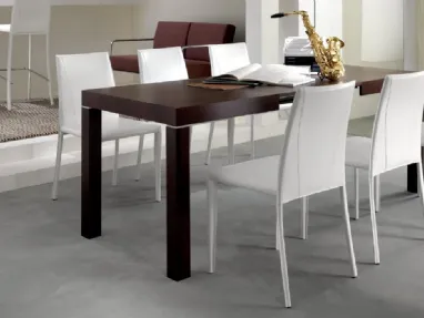 Tavolo allungabile in legno e laminato Sirio di Eurosedia