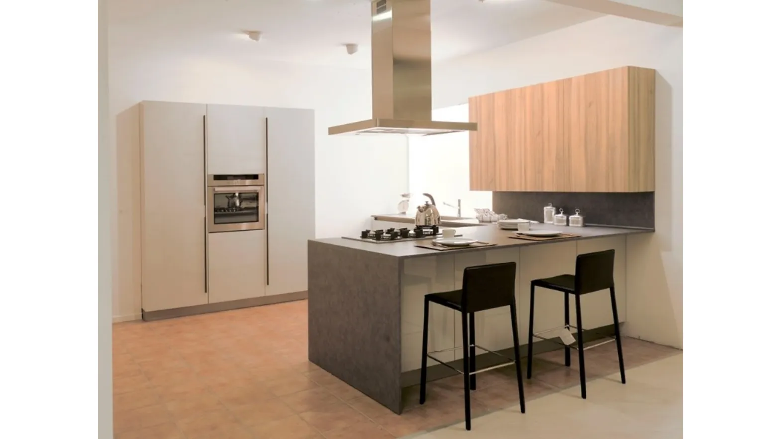 Cucina moderna Cloe di Arred3 offerta Outlet