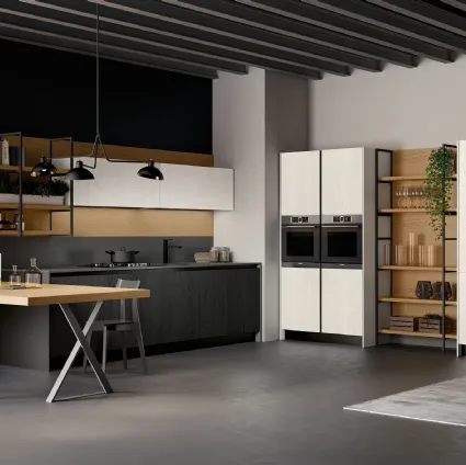 Cucina Moderna Asia 02 lineare Arredo3
