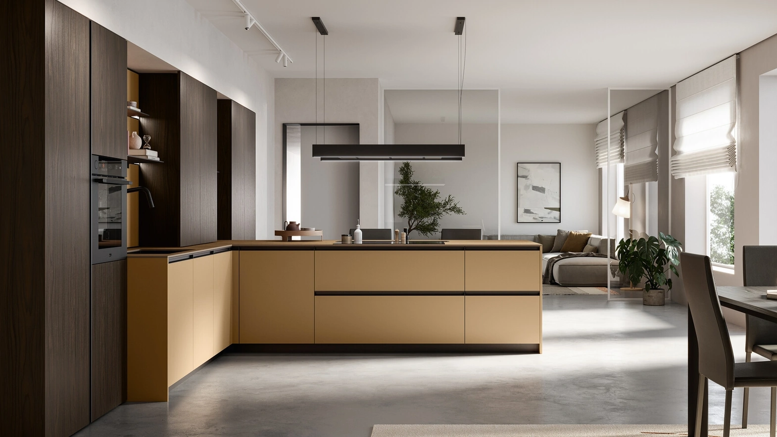 Cucina Moderna con penisola Kalì 10 di Arredo3