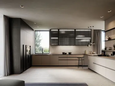 Cucina Moderna Tratto 10 n 03 angolare di Arredo3