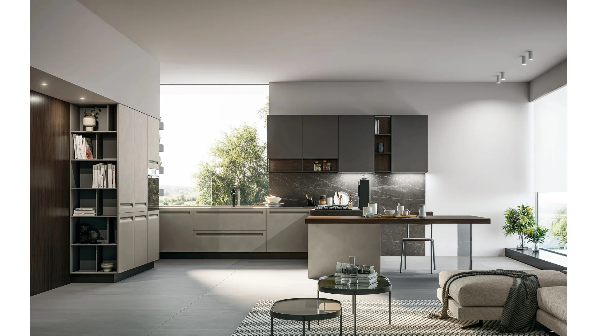 Cucina Moderna angolare Meg 04 di Arredo3