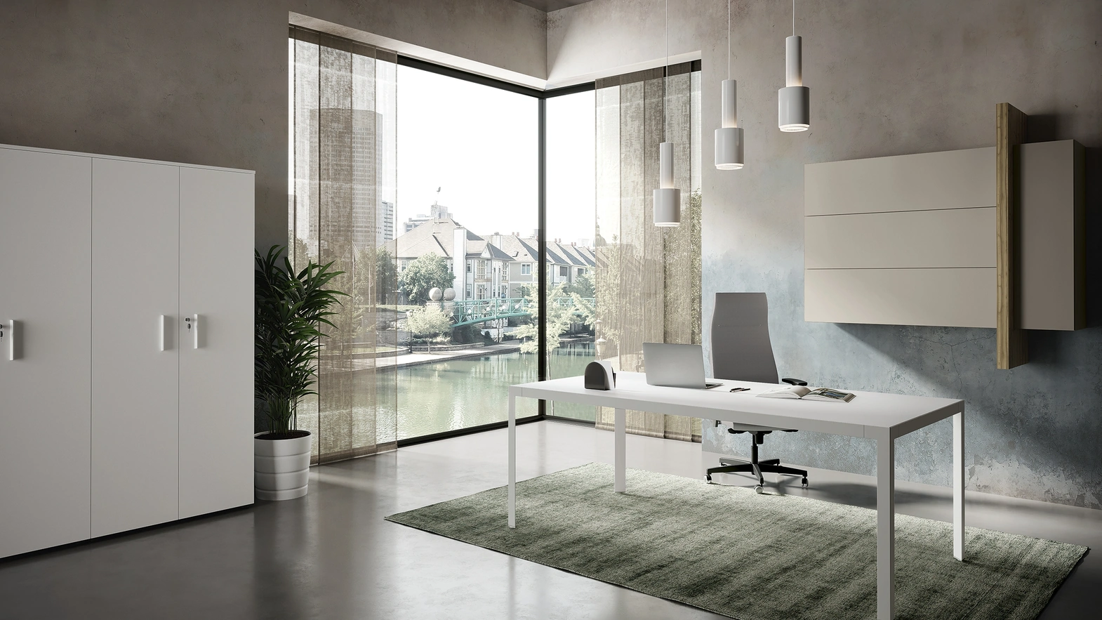 Scrivania Direzionale D1 Executive 01 di Colombini Office