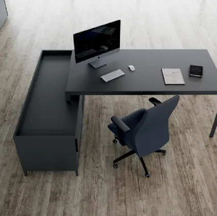 Scrivania Direzionale D1 05 in laccato opaco di Colombini Office