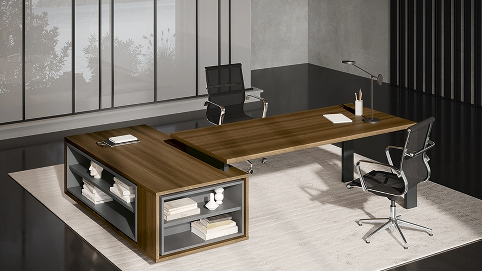 Scrivania Direzionale Go Steel Melaminico di Colombini Office