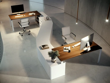 Scrivania Operativa Loft anello aperto di Colombini Office