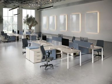 Scrivania Operativa Loft anello aperto di Colombini Office