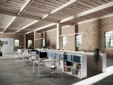 Scrivania Operativa Loft Underground 02 di Colombini Office